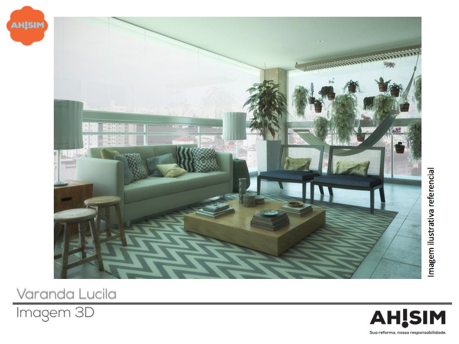 Decoração de: varanda de apartamento