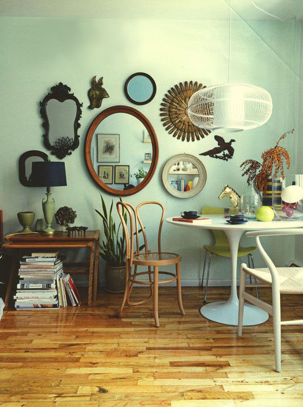 espelhos na parede 12