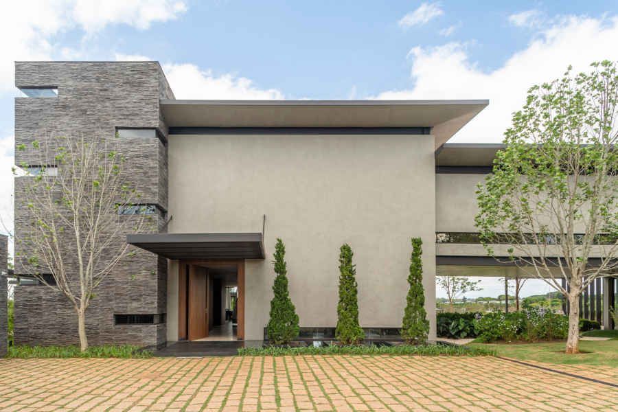 Casa com aberturas para ventilação cruzada - Casa de Valentina