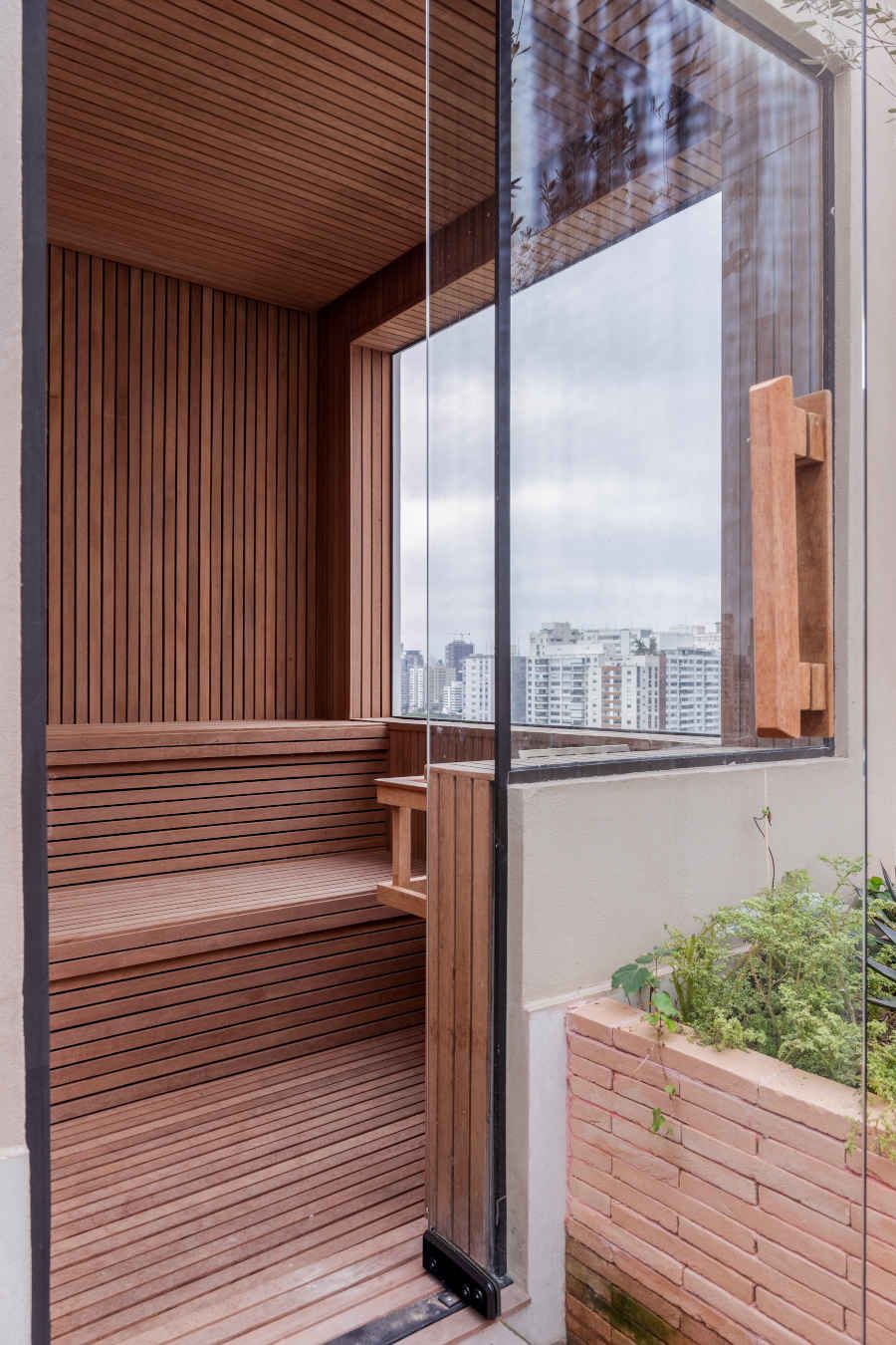 mini sauna em apartamento