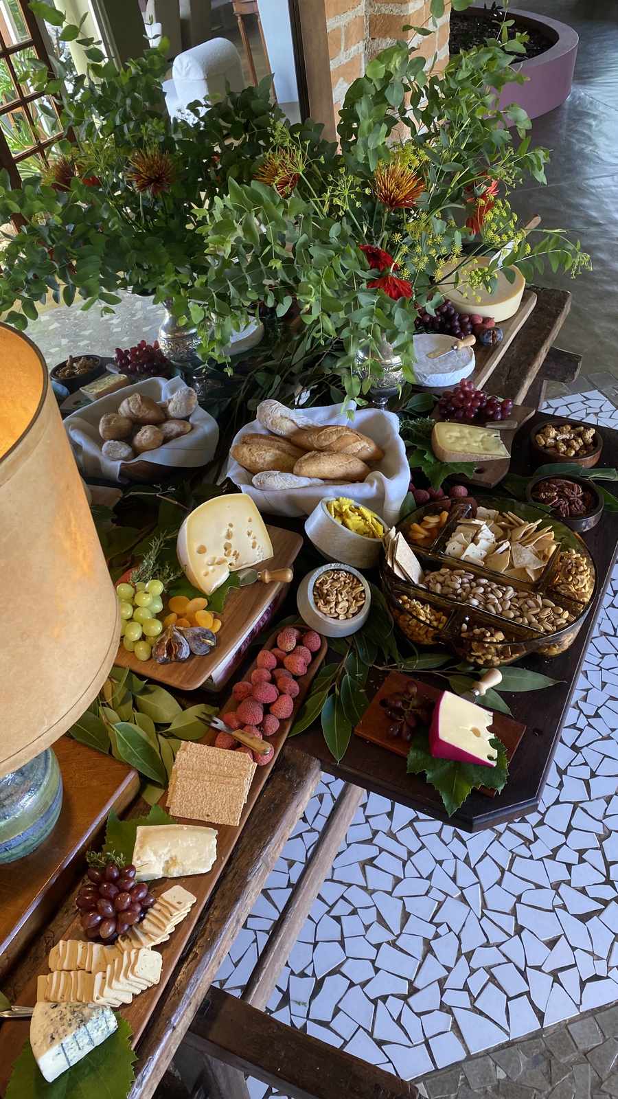 Mesa de aperitivos
