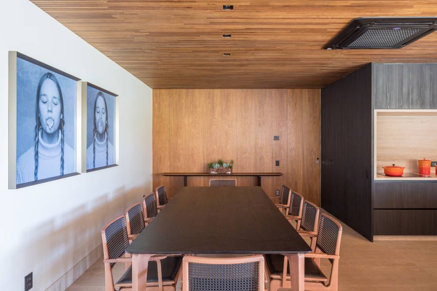 Sala de jantar integrada